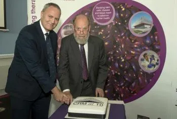 Professor Stuart Forbes and Professor Sir Ian Wilmut