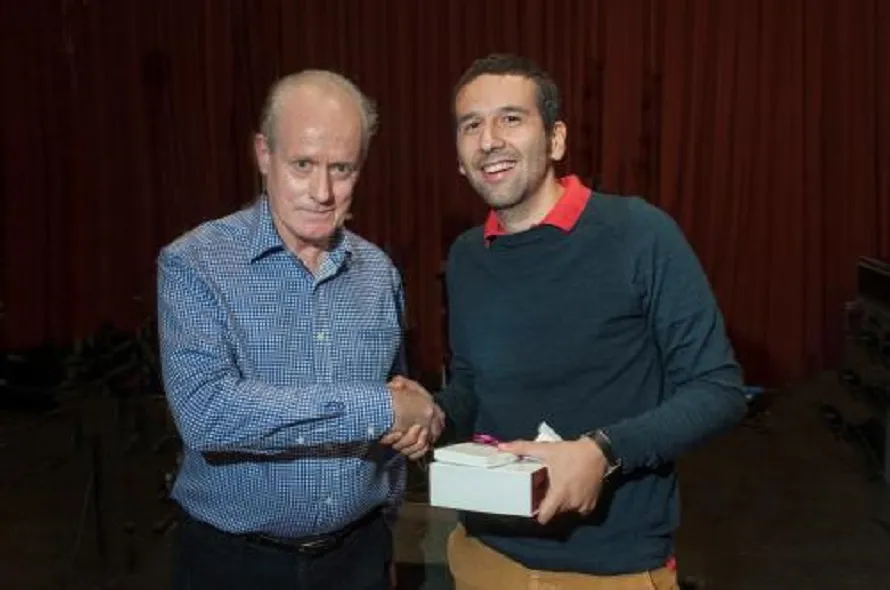 Ron Wilkie with Anestis Tsakiridis